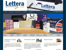 Tablet Screenshot of lettera.com.ar